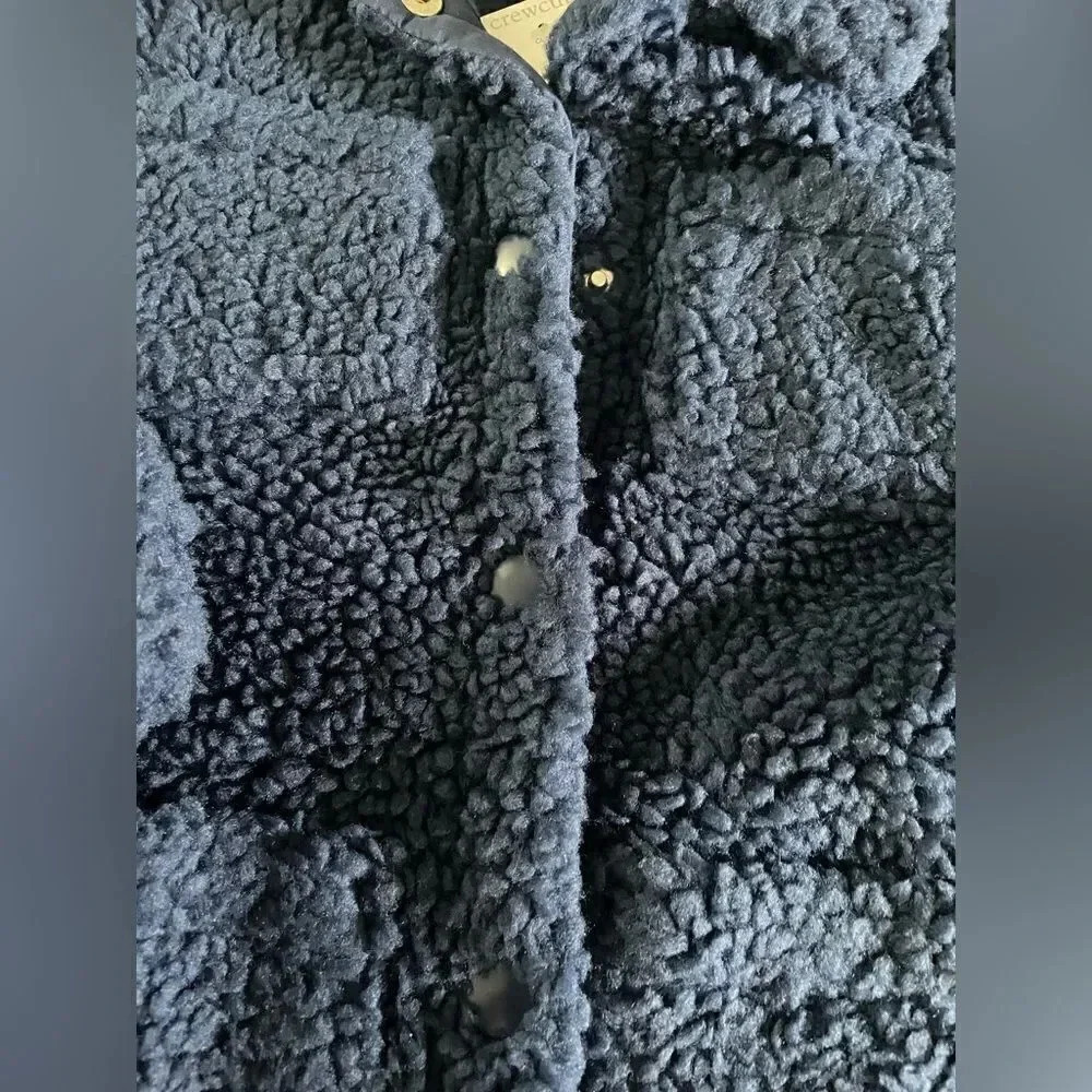 J.Crew Girls' shirt-jacket in sherpa - Picture 10 of 15